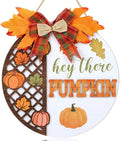 CHDITB Hey There Pumpkin Front Door Sign Wreath, Wooden 3D Hello Fall Autumn by CHDITB