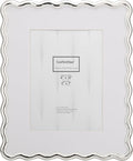 Silver 8x10'' Wave Design Photo Frame by GorYeeFine