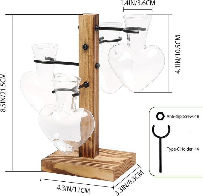 Plants Propagation Stations Plant Terrarium Kit Glass Planters - Image 2