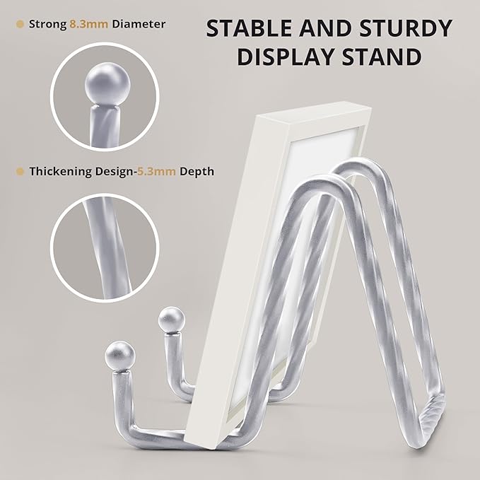 Picture Stands for Display 3 Pack 3 Inch Plate Stands for Display - Image 3