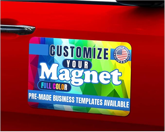 Magnet Me Up Custom Car Magnet for Business – Personalized Magnetic Sign for by MagnetMeUp