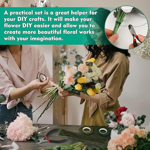 Floral Tape and Wire, Arrangement Tools Kit - Image 4