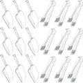 Roshtia 18 Pcs Plastic Serving Tongs Mini Kitchen Tongs Utility and Plastic by Roshtia