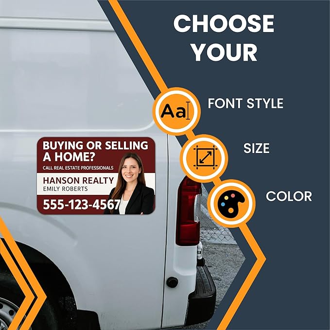 Magnet Me Up Custom Car Magnet for Business – Personalized Magnetic Sign for - Image 4