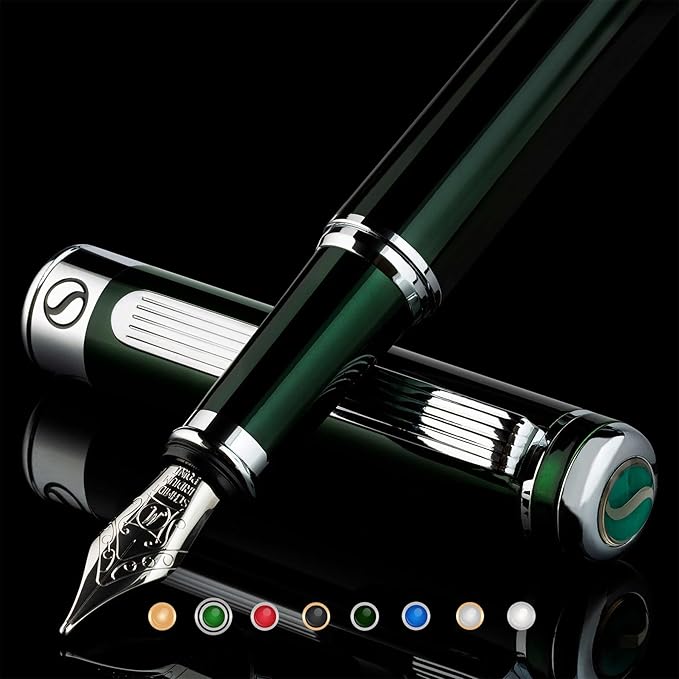 Scriveiner British Racing Green Fountain Pen by Scriveiner