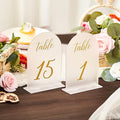 SHINVALE Arch Acrylic Wedding Table Numbers 1-15 by Unknown