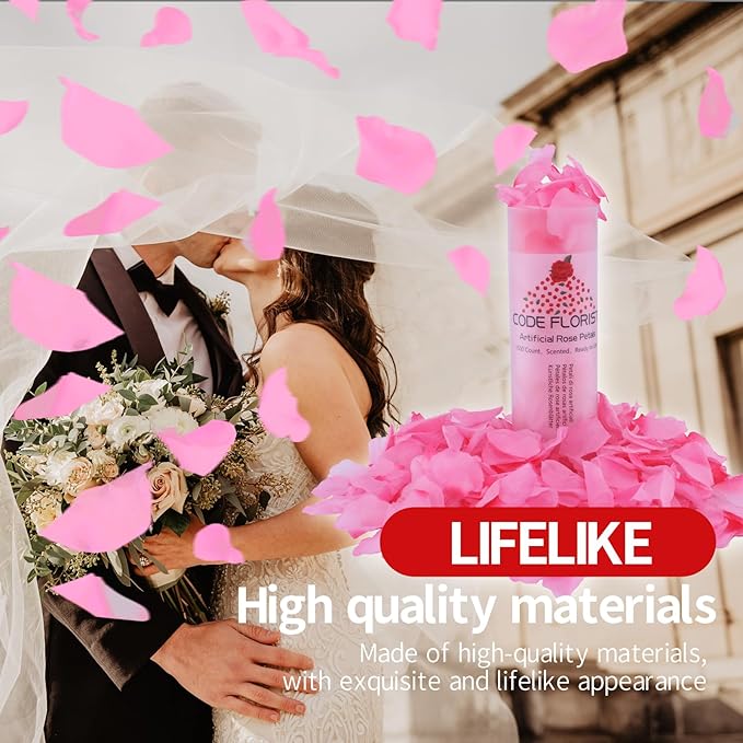 CODE FLORIST 1500 PCS Silk Rose Petals - Image 4
