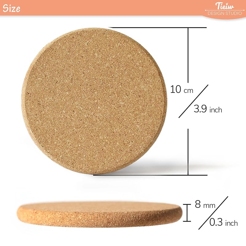 Personalized Cork Coasters - Image 3