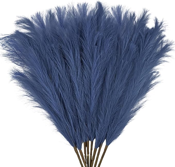 35" Faux Pampas Grass Decor by ObbsieDirect