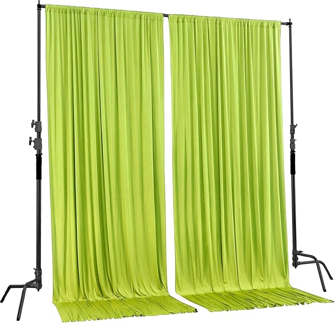 AK TRADING CO. 10 feet x 8 feet Polyester Backdrop Drapes Curtains Panels - Image 4