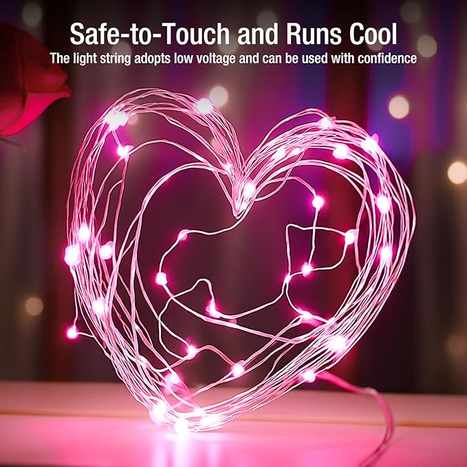 6 Pack Fairy Lights Battery Operated - 7ft 20 Led Twinkle Lights 3 Modes - Image 4