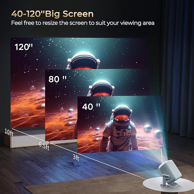 WEMI Native 1080P Smart Mini Projector - Image 7
