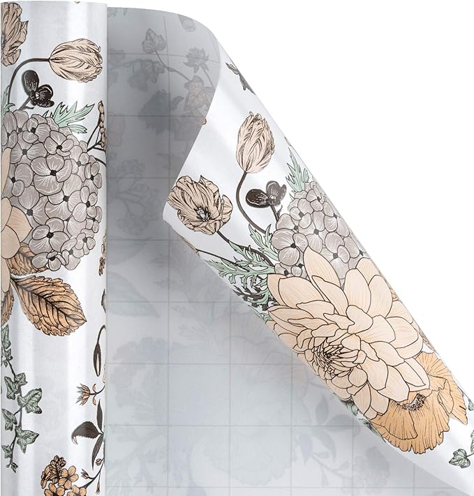 WRAPAHOLIC 30 Inch Jumbo Floral Wrapping Paper - Image 4