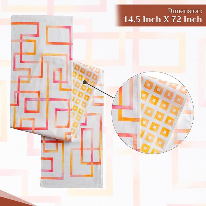 Maison d' Hermine Table Runner 100% Cotton Double Layer Table Runners 72 inches - Image 4