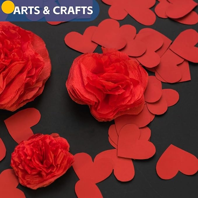 Red Wrapping Paper, Bouquet Flower Gift Wrap - Image 6