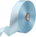 Sky blue Solid Satin Ribbon 1 Inch 50 Yards Solid Polyester Fabric Ribbon by Riunbb