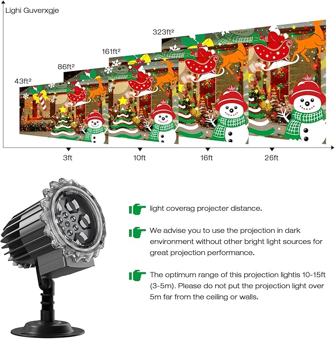 Christmas Projection Lights Outdoor - Image 3