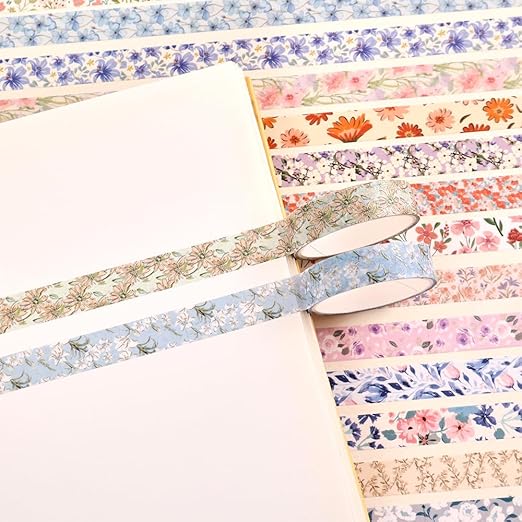 60 Rolls Flowers Theme Washi Tape Set - Image 4