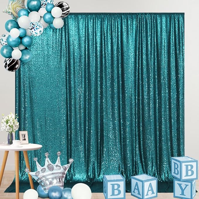 SquarePie Sequin Backdrop Curtain Not See Through Thick Glitter Background - Image 8