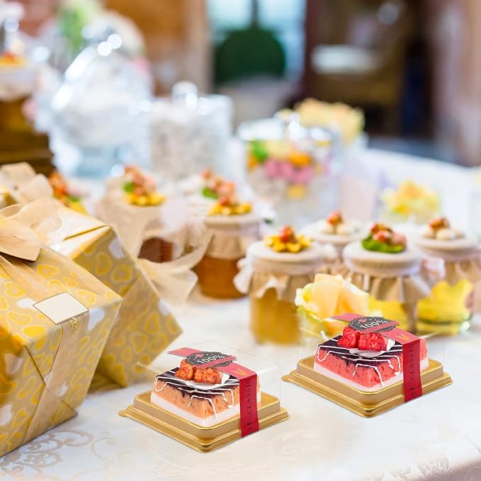 50 Pcs 3.5 Inch Mini Cake Box, Mooncakes - Image 2