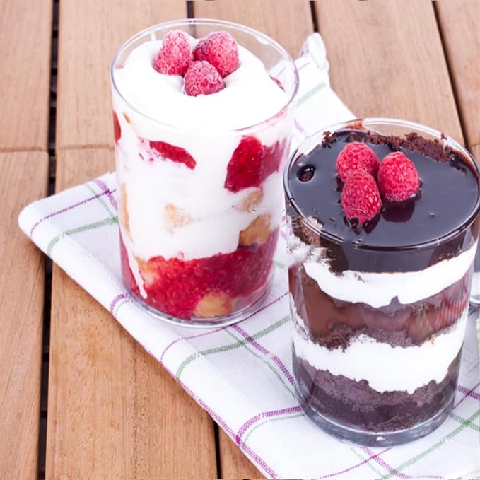 100 Pack Mini Dessert Cups, 3oz Clear Shooter Cups - Image 5