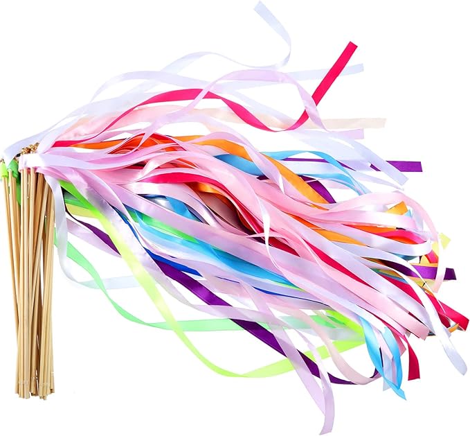 Boao 40 Pieces Mixed Color Ribbon Sticks - Image 2