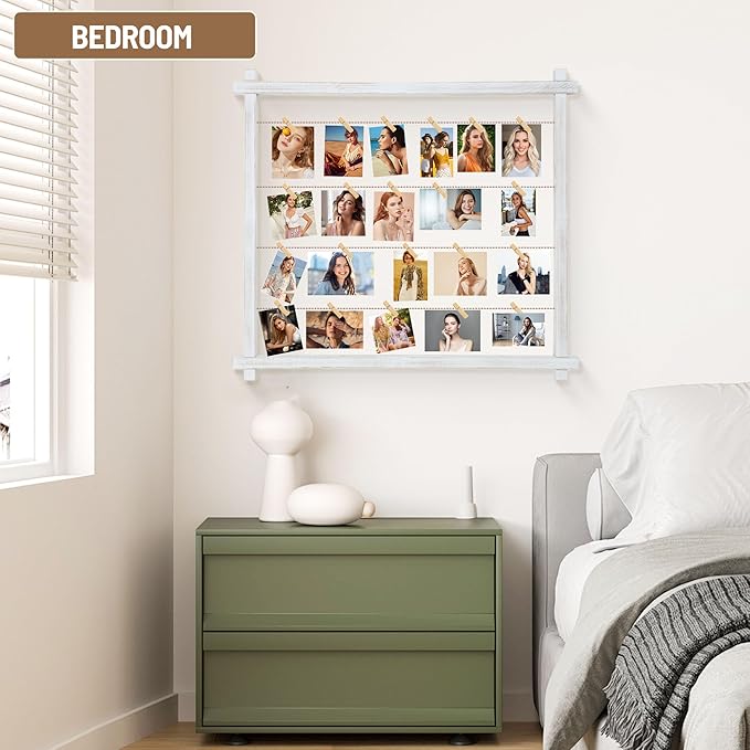 Collage Picture Frame, Photo Display Board, Hanging Pictures Frames - Image 3