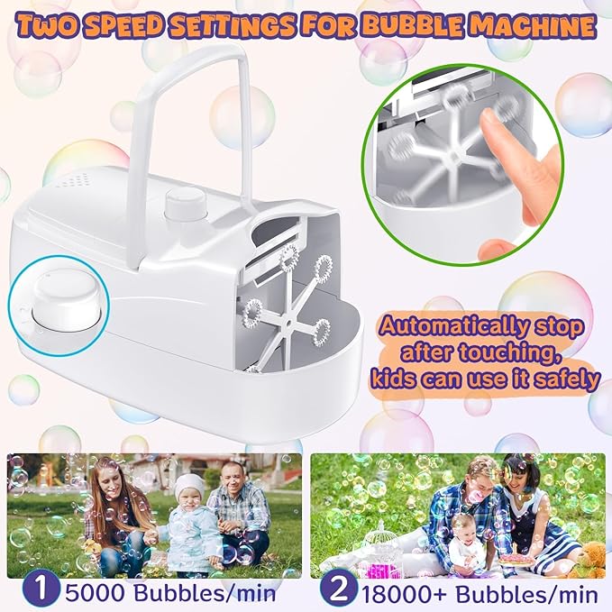 Bubble Machine, Automatic Bubble Blower - Image 4