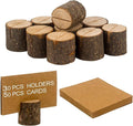Wood Place Card Holders, Wood Photo Picture Holder by LepoHome