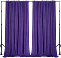 Sugargirl 10x10FT Purple Backdrop Curtains Polyester Photo Backdrop Drapes by Sugargirl