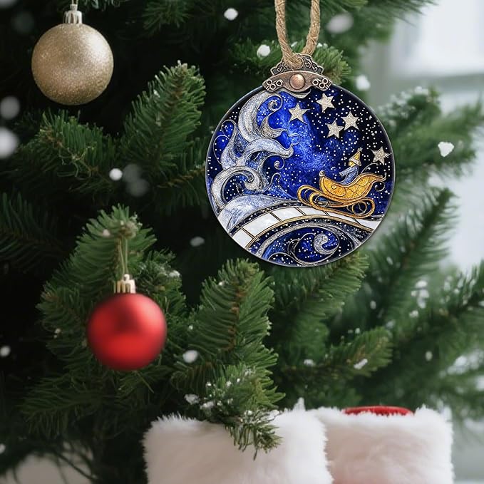 Stained Glass Christmas Decorations - Image 2