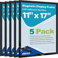 11"x 17" Self Adhesive Magnetic Sign Holder, Double Sided Window Magnetic by VAIIGO