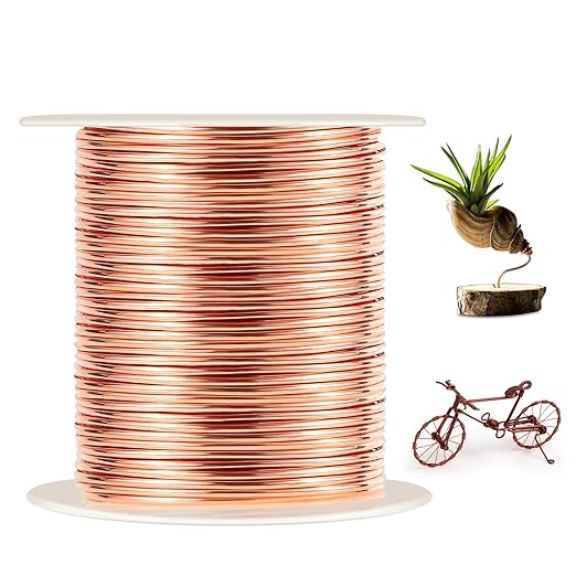 99.9% Soft Copper Wire, 20 Gauge/ 0.8 mm Diameter, 328 Feet / 100m, 1 Pound by ibaofuing