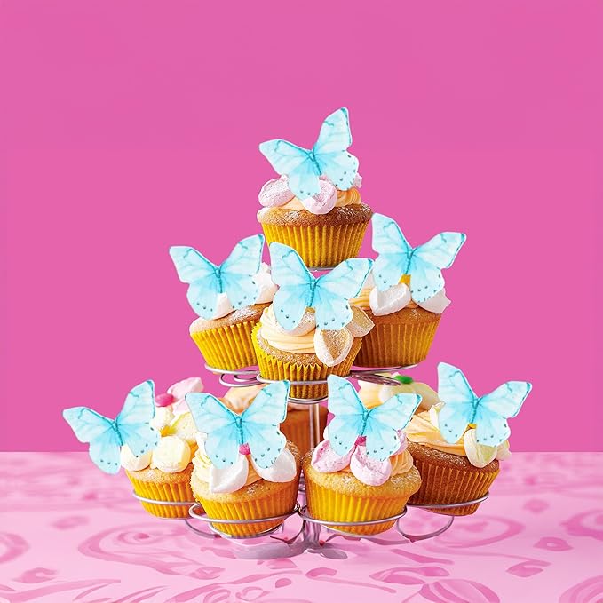 Ephlyn 48Pcs Edible Wafer Paper Butterflies - Image 6