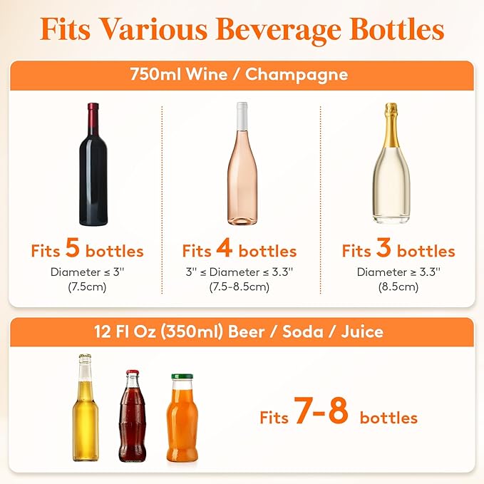 Lifewit 6.5L Ice Bucket for Parties 2 Pcs, Portable Drink Bucket for Cocktail - Image 4