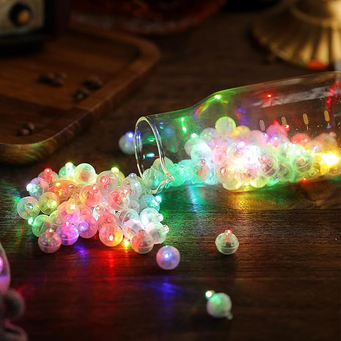Aogist 100pcs Balloon Lights, Long Standby Time Waterproof Twinkle Mini Light - Image 5