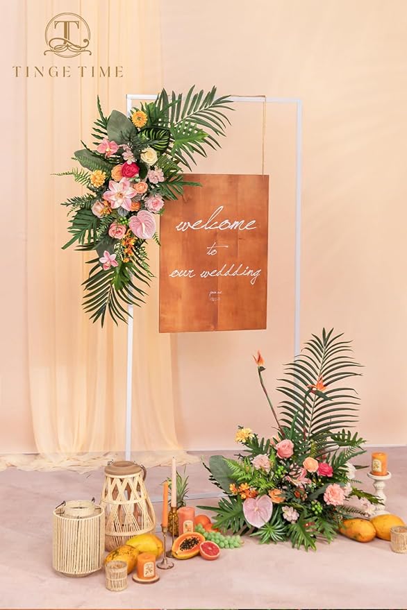 TINGE TIME Artificial Flowers Combo, Fake Flowers Box - Image 4