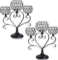 2 Pcs 3-Arm Heart Tea Light Candle Holder by kehail