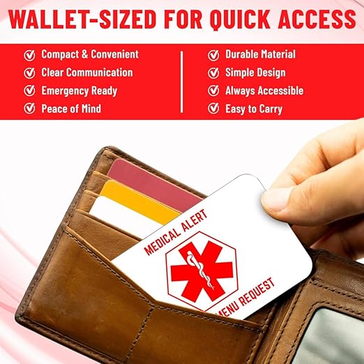 Bariatric Card for Restaurants, Special Menu Request Card, Portion Control - Image 4