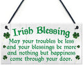 Rustic Wooden Irish Blessing Signs by Eletina