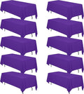 BRILLMAX 10 Pack Purple Tablecloths 70 x 120 Inch by BRILLMAX
