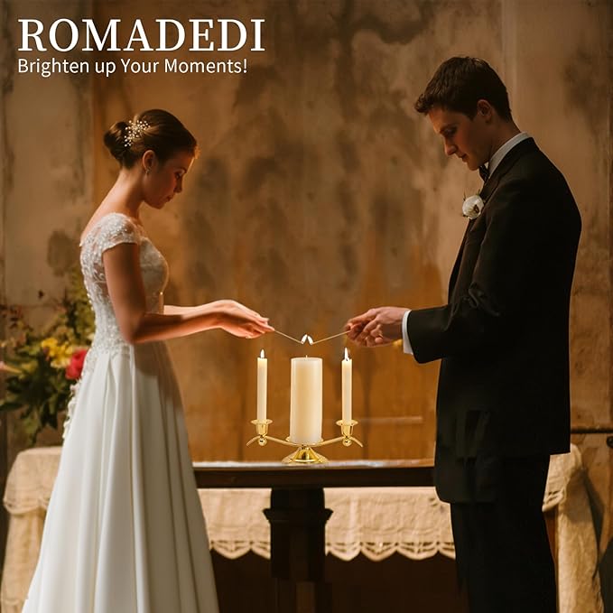 Unity Candle Holder for Wedding Ceremony Set - Image 6