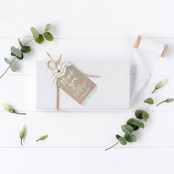 Andaz Press 100-Pack Personalized Thank You Tags - Image 3