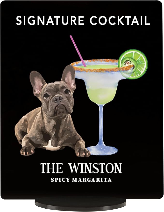 Pet Signature Drink Wedding Signs by Elation+Factory+Co.