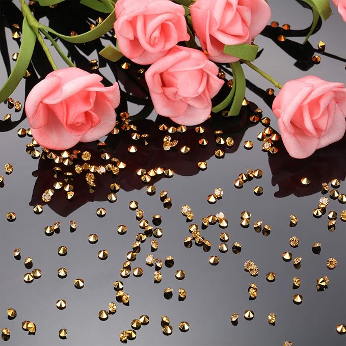 10000 Clear Wedding Table Scatter Confetti Crystals Acrylic Diamonds Rhinestones - Image 6