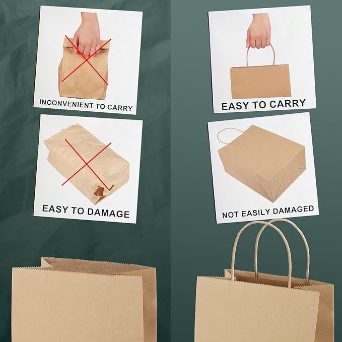 METRONIC Kraft Paper Gift Bags - Image 6