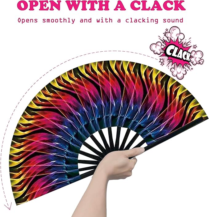 Boots on The Ground Fan, Large Folding Hand Fan - Image 3