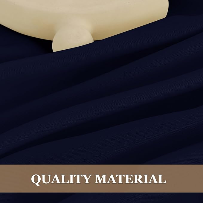Fitable Navy Rectangle Table Clothes, 6 Pack - Image 3