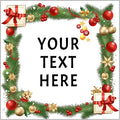 100-1000pcs Custom Stickers Merry Christmas Stickers Personalized Labels by Unknown