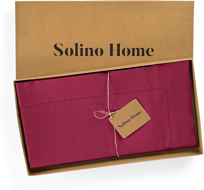 Solino Home Linen Tablecloth 52 x 52 Inch - Image 6